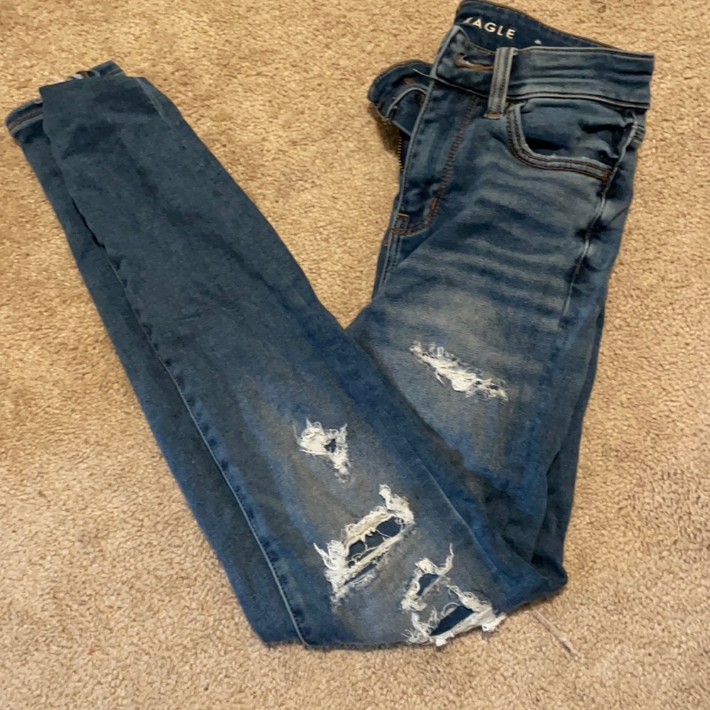 American Eagle Ripped Skinny Jeans